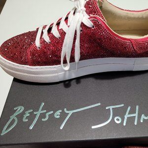 Betsy Johnson Rhinestone sneakers